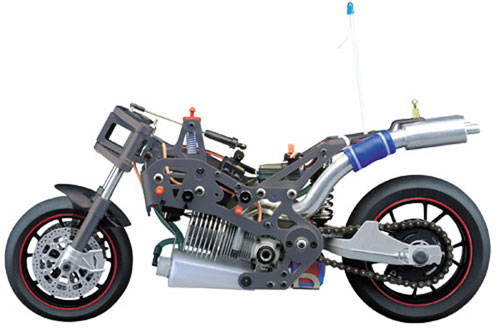 ビック サイズ ラジコン1/5バイクシリーズ サンダータイガー 完全組立 